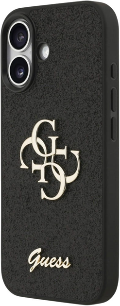 Панель Guess Fixed Glitter Big 4G для Apple iPhone 17 Black (GUHCP17SHG4SGK) - зображення 2