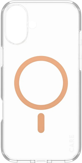 Панель CARE by PanzerGlass Flagship Case Transparent Urban Combat w. Peachy MagSafe для Apple iPhone 16 Plus (5715685004414) - зображення 2