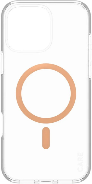 Панель CARE by PanzerGlass Flagship Case Transparent Urban Combat w. Peachy MagSafe для Apple iPhone 16 Pro Max (5715685004421) - зображення 2