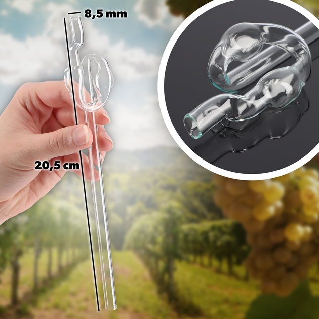 Zestaw winiarski Kadax Balon 15 l + Korek nr. 3 + Szklana rurka (5903699487112) - obraz 4