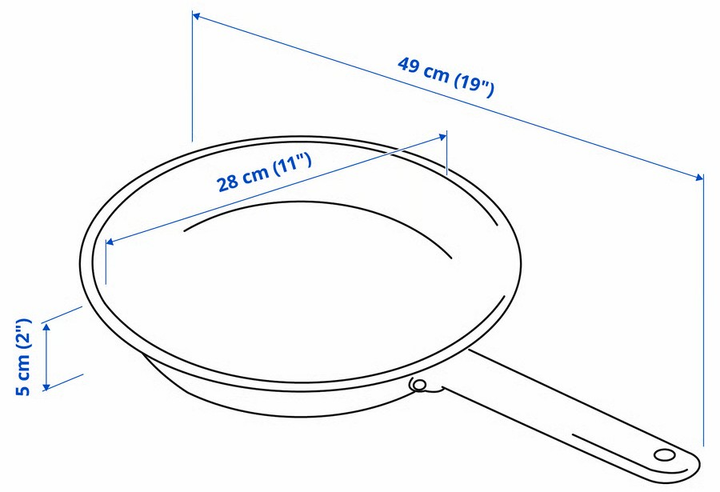 Patelnia Ikea 365+ ze stali nierdzewnej 28 cm (505.827.36) - obraz 6