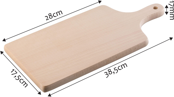 Deska do krojenia Kadax drewniana 38 x 17 cm (5902730382560) - obraz 2