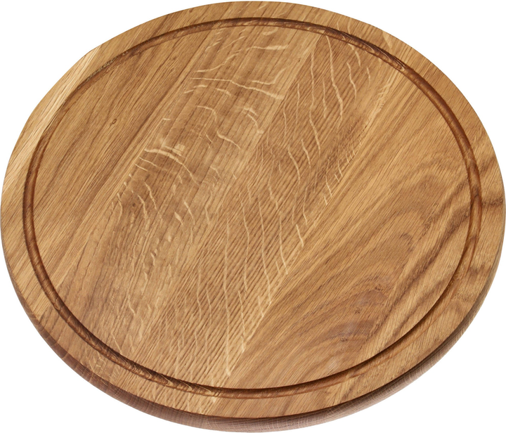 Deska do krojenia Kadax dębowa okrągła 35 cm (5903699446737) - obraz 1