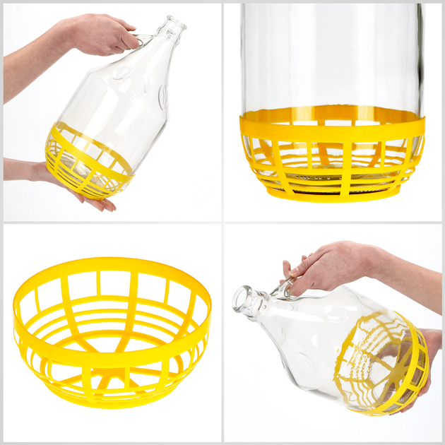Zestaw gąsiorów Kadax na wino z korkiem 5 l x 2 szt (5903699436660) - obraz 6
