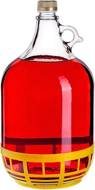 Zestaw gąsiorów Kadax na wino z zakrętką 5 l x 2 szt (5903699436677) - obraz 4