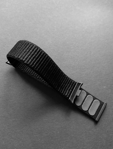 Ремешок нейлоновый MRK для фитнес браслета Mi Smart Band 8 Pro/9Pro/ Xiaomi Redmi Watch 4/5 Черный (mrk6452) - изображение 2