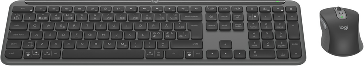 Комплект беспроводной Logitech MK950 for Business Graphite (920-012512) - зображення 2