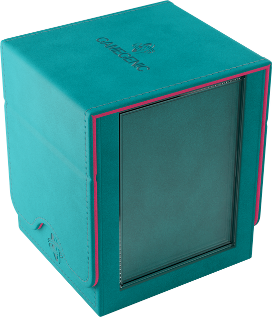 Коробка для карт Gamegenic: Squire PLUS 100+ XL - Блакитний/Рожевий (4251715418468) - зображення 11