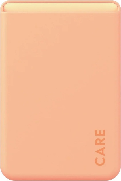 Etui na karty CARE by PanzerGlass Fashionable Card Holder do Apple iPhone Peachy (5715685011191) - obraz 1
