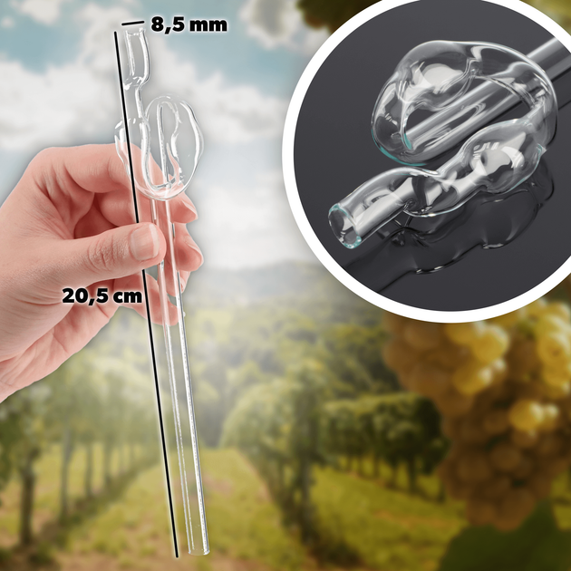 Zestaw winiarski Kadax Balon 54 l + Korek nr. 5 + Plastikowa rurka (5903699487204)  - obraz 6