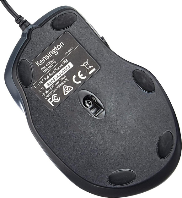 Mysz Kensington Pro Fit Full-Size USB Black (K72369EU) - obraz 4