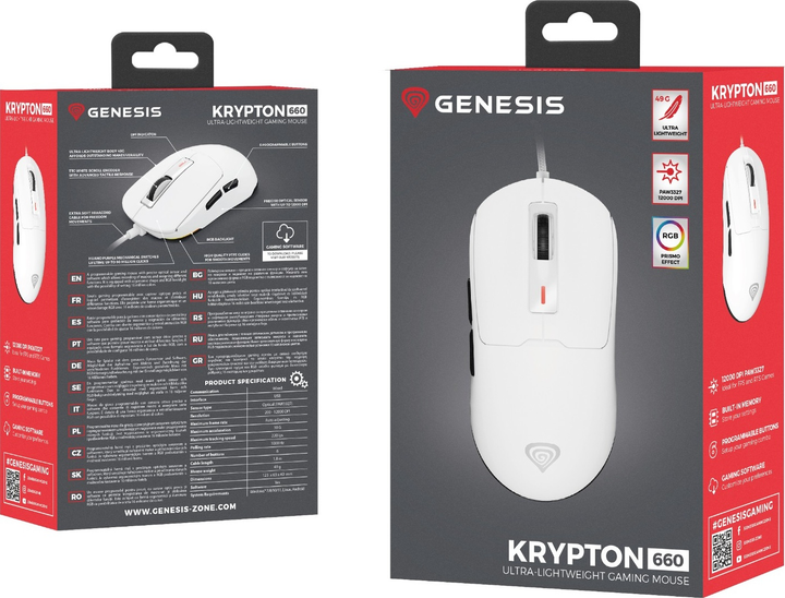 Миша Genesis Krypton 660 USB White (NMG-2190) - зображення 14