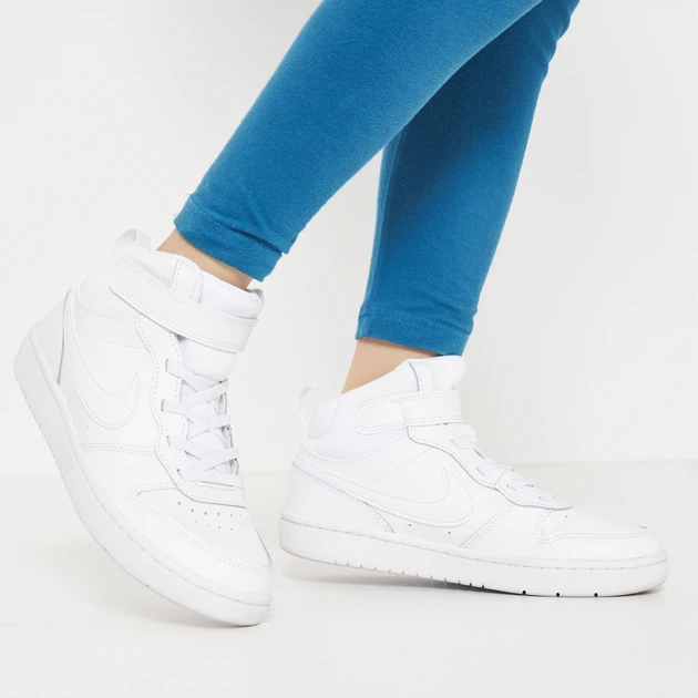 Кеды детские Nike Court Borough Mid 2 (Psv) CD7783-100 28 (11C) (0193152386891) - изображение 9