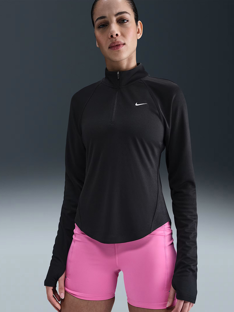 Bluza sportowa damska bez kaptura Nike W Nk Tempo Df Hz TP HV2852-010 XS Czarna (198481316632) - obraz 1
