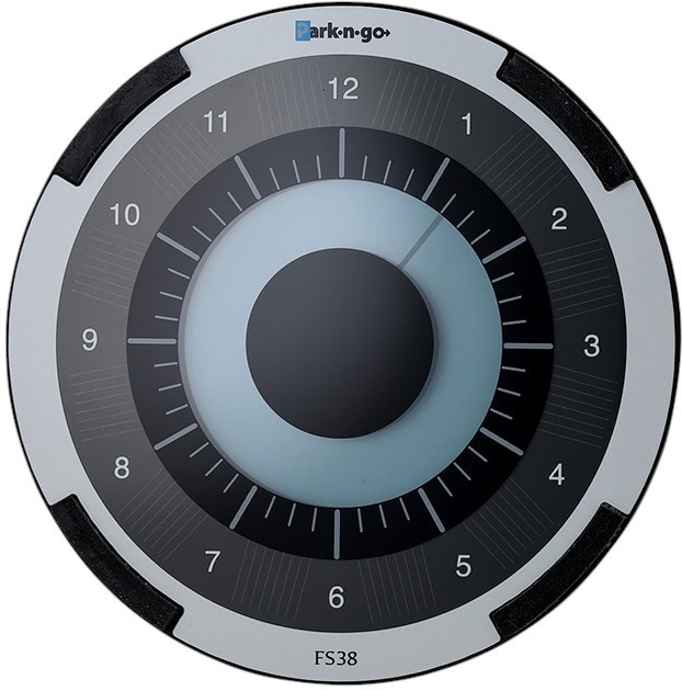 Електронний паркувальний диск Park'n'Go Eco Silver-Black FS38 (5713141040013) - зображення 1