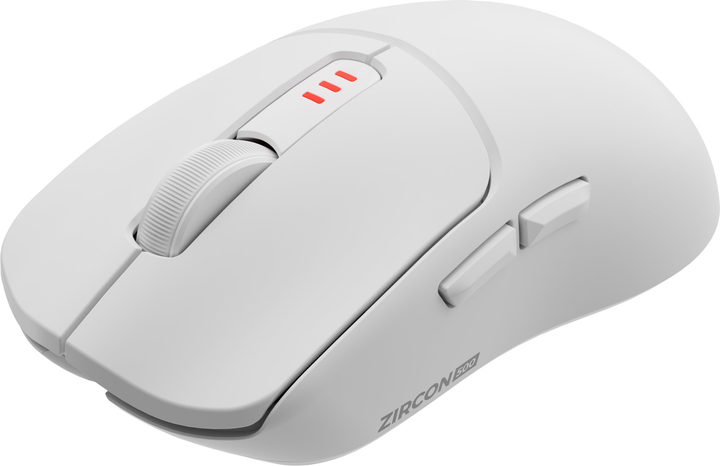Mysz Genesis Zircon 500 Wireless/Bluetooth/USB White (NMG-2114) - obraz 3