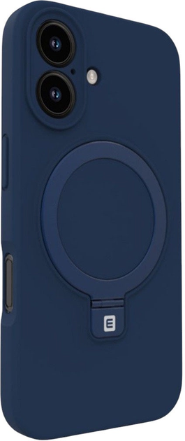 Панель Evelatus Premium Magsafe Soft Touch Silicone with Stand для Apple iPhone 16 Blue (EVEAPP16PMSSTSBL) - зображення 2