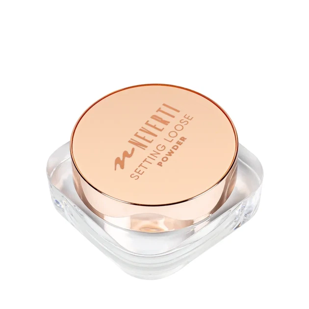 Розсипчаста пудра для обличчя Neverti Setting Loose Powder NP200 №001 Transparent – прозорий фініш - зображення 4