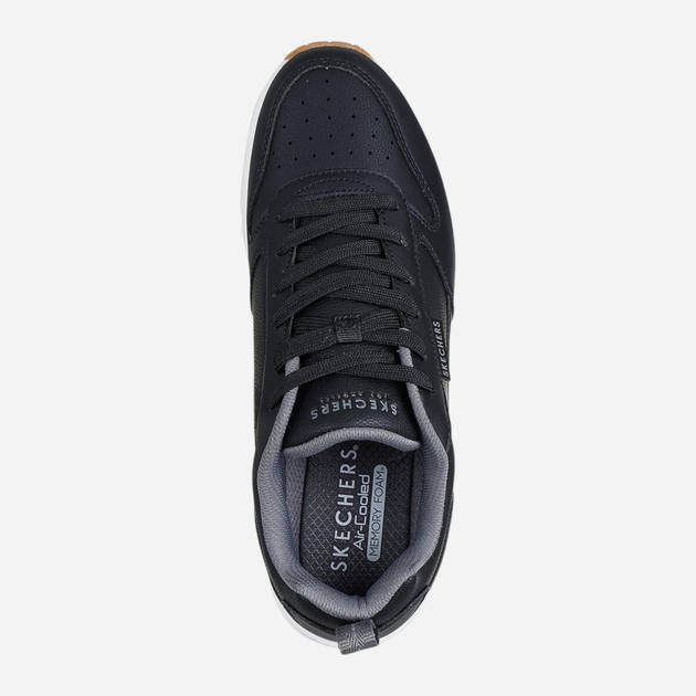 Чоловічі кросівки Skechers Uno - Alder 183012-BKGY 46 Чорні (198376315764) - зображення 4