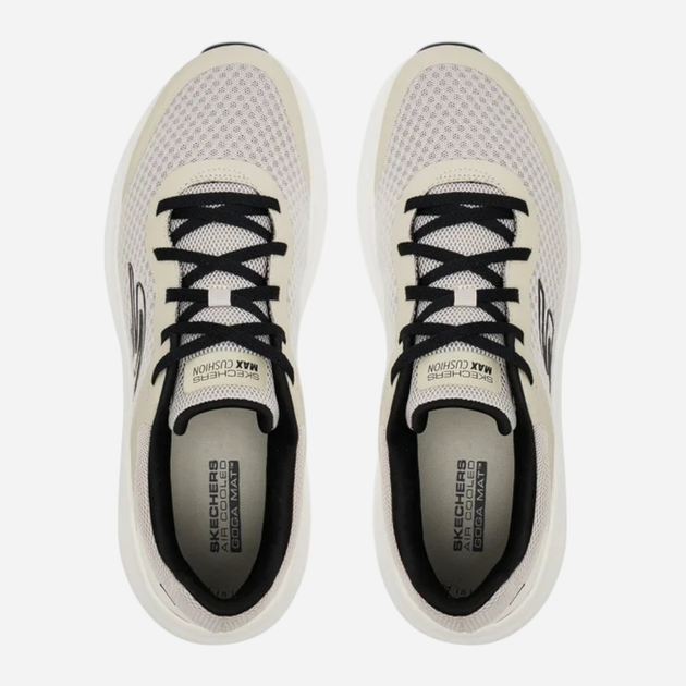 Чоловічі снікери Skechers Max Cushioning Endeavour 220613-TPBK 42 Бежеві (198376940881) - зображення 4