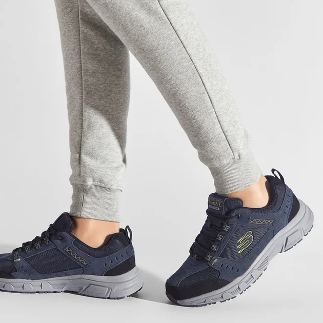 Buty trekkingowe męskie Skechers Oak Canyon 51893-NVLM 47.5 Niebieskie (192283139413) - obraz 2
