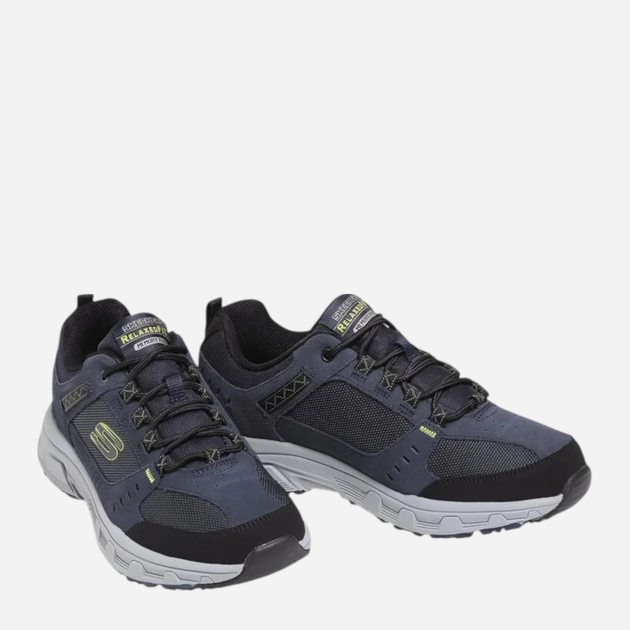 Чоловічі кросівки для трекінгу Skechers Oak Canyon 51893-NVLM 44 Сині (192283139376) - зображення 6
