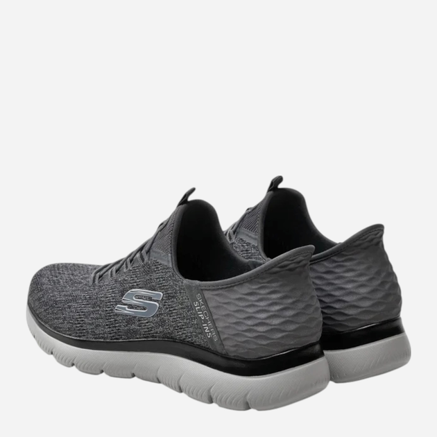 Buty sportowe męskie Skechers Summits - Key Pace 232469-CCBK 45.5 Szare (197627111735) - obraz 3