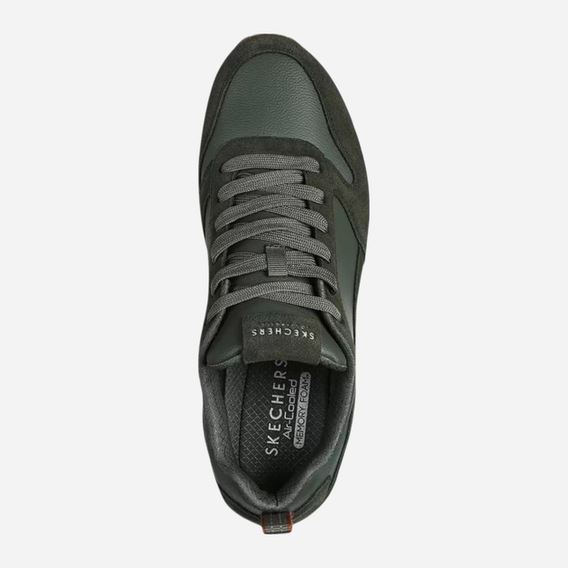 Чоловічі кросівки Skechers Uno Stacre 52468-OLV 42.5 Хакі (196989910727) - зображення 4