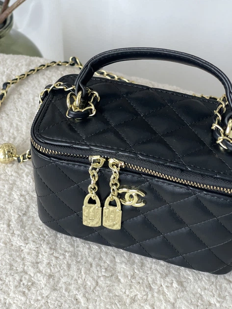 Сумка женская клатч Classic Lambskin черный бочонок - изображение 4