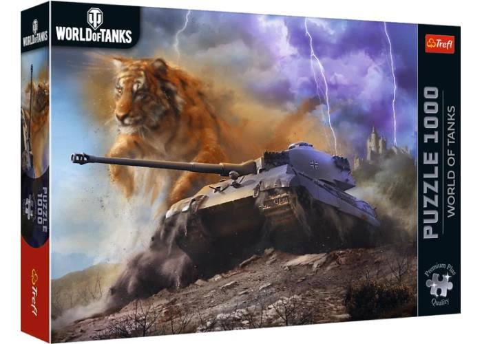 Пазл Trefl Тигр II, World of Tanks, 1000 ел. (12089) - Фото 1 Пазл Trefl Тигр II, World of Tanks, 1000 ел. (12089) - зображення 1