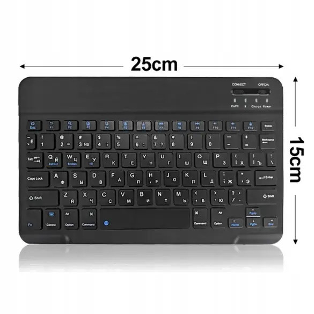 Клавіатура та миша BT Combo Black, wireless комплект, Bluetooth підключення - Фото 5 Клавіатура та миша BT Combo Black, wireless комплект, Bluetooth підключення - зображення 5