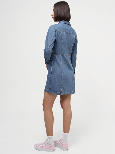 Sukienka koszulowa damska jeansowa Levi's Flynn Western Core Dress A7592-0001 M Niebieska (5401128681266) - obraz 4