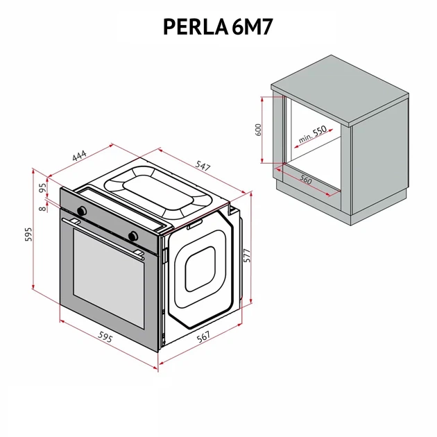 Духовой шкаф электрический Perfelli PERLA 6M7 BIANCO - изображение 13