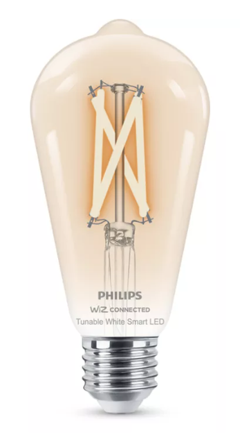 Żarówka Philips LED WFB 60W ST64 E27 927-65 CL 1PF/6 (8719514372245) - obraz 1