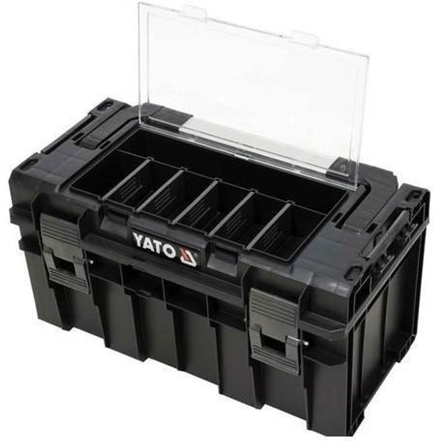Ящик для інструментів Yato YT-09183з органайзером з 5 комірками 450 х 260 х 240 мм пластиковий корпус (5906083066184) - зображення 2