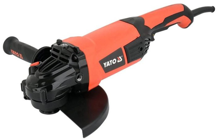 Szlifierka kątowa sieciowa Yato YT-82105 2400 W 6000 obr/min M14 miękki start 230 mm (5906083065934) - obraz 2