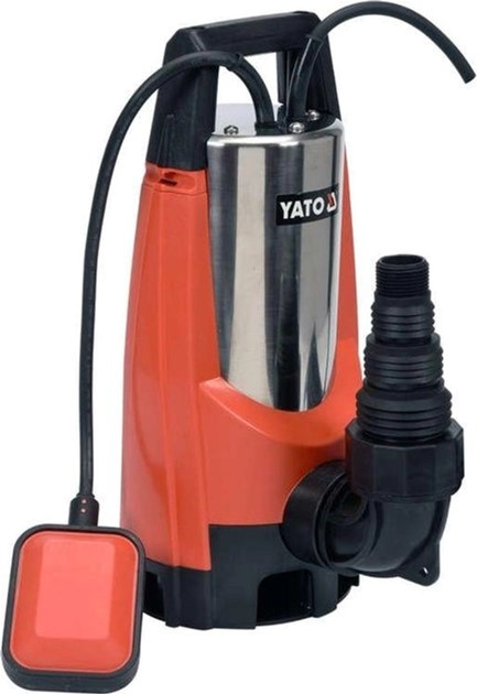 Насос для брудної води мережевий Yato YT-85343 1100 Вт 14000 л/год 10 м глибина 7 м (5906083051302) - зображення 2