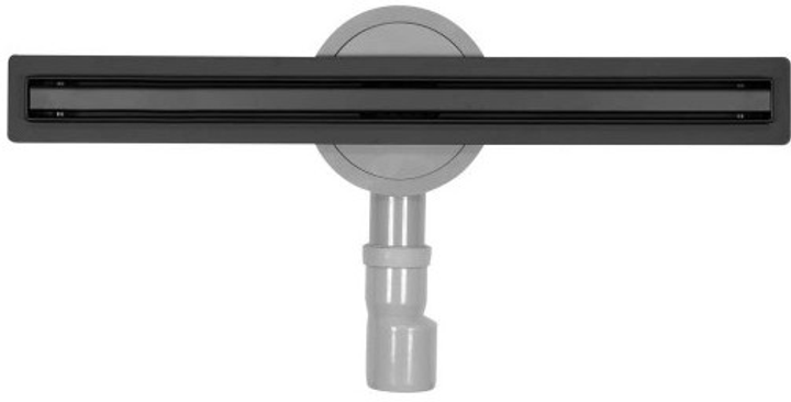 Odpływ liniowy Fala 71639 Slim Black z syfonem 56 mm stal nierdzewna 90x3x7 cm (5906083086946) - obraz 2