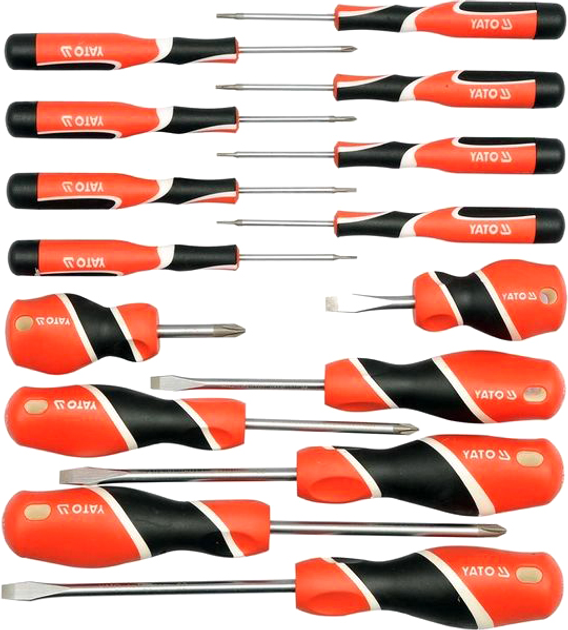 Набір викруток Yato YT-25981 SL PH Torx 15 шт (5906083259814) - зображення 1