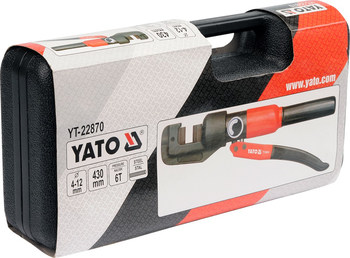 Болторіз гідравлічний Yato YT-22870 430 мм 4-12 мм (5906083228704) - зображення 3