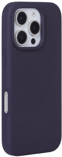 Etui plecki Evelatus Premium Magsafe Soft Touch Silicone do Apple iPhone 16 Pro Deep Purple (EVEAPP16PPMSCDP) - obraz 2