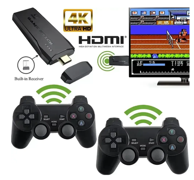 Приставка игровая M8 64gb Data Frog 4K Game Stick HDMI - изображение 3