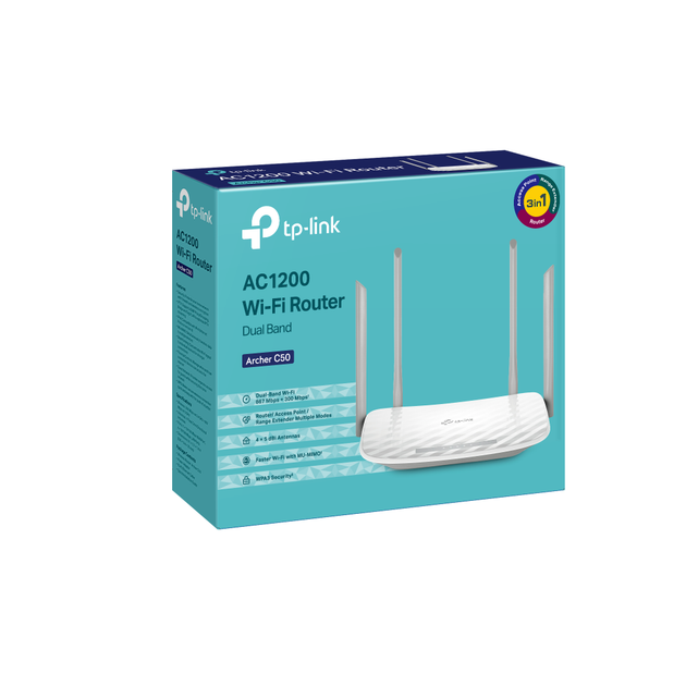 Роутер Tp-Link Archer C50, AC1200, 2,4G, 5G, IPTV, 9V, 0.85A, UA UCRF - изображение 4