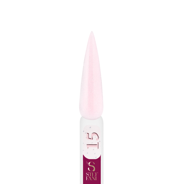 Акригель для нігтів камуфлюючий Steffani Light Acryl Gel 10 мл, 15 Світло-рожевий з шимером - Фото 2 Акригель для нігтів камуфлюючий Steffani Light Acryl Gel 10 мл, 15 Світло-рожевий з шимером - изображение 2