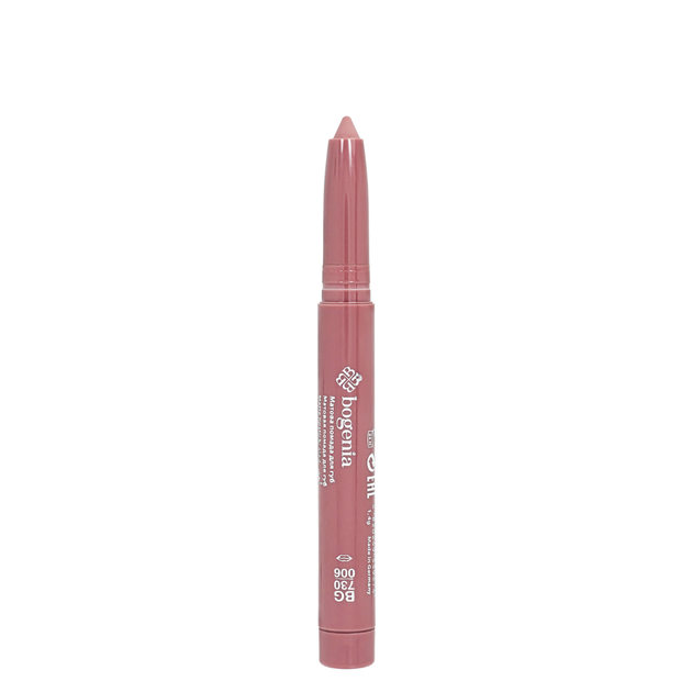 Помада-карандаш для губ водостойкая Bogenia Velvet Waterproof Matte, 006 Stellar - изображение 4