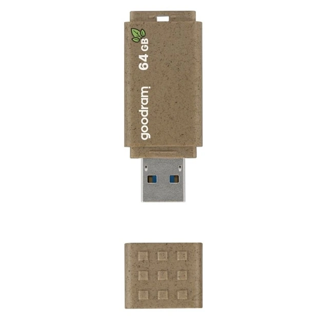 Флеш память USB Goodram 64ГБ UME3 Eco Friendly USB 3.2 (UME3-0640EFR11) - Фото 1 Флеш память USB Goodram 64ГБ UME3 Eco Friendly USB 3.2 (UME3-0640EFR11) - изображение 1