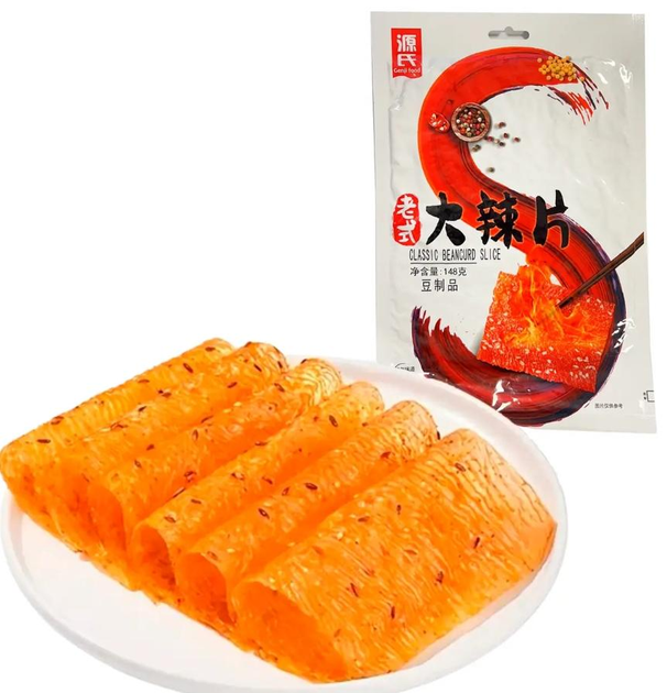 Снэк латяо Genji Food Latiao Classic Beancurd Slice 148 г – фото