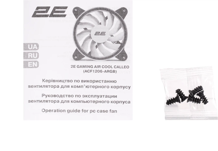 Вентилятор 2E Gaming Air Cool ACF1206-ARGB - Фото 11 Вентилятор 2E Gaming Air Cool ACF1206-ARGB - изображение 11