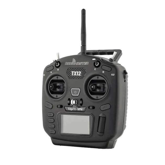 Пульт радиоуправления FPV дронами Radiomaster TX12 Mark ll ELRS M2 2.4GHz 16-ти канальный с аккумуляторами и ремешком - Фото 2 Пульт радиоуправления FPV дронами Radiomaster TX12 Mark ll ELRS M2 2.4GHz 16-ти канальный с аккумуляторами и ремешком - изображение 2