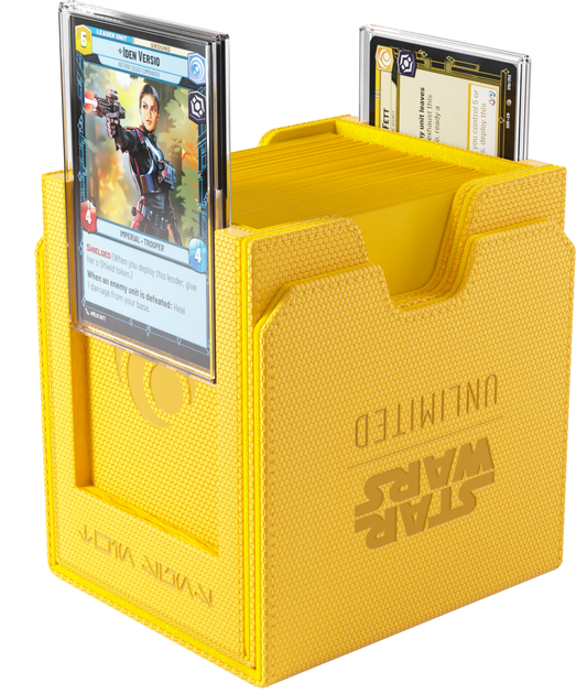 Pudełko na karty Gamegenic: Star Wars Unlimited Card Game - Twin Suns Deck Pod - Żółty (4251715417584) - obraz 2